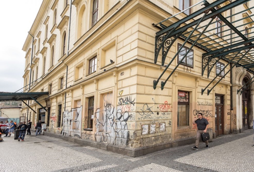 View from the tram stop