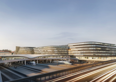 Marek Dospiva (Penta) a Patrik Schumacher (Zaha Hadid Architects) o nové Masaryčce